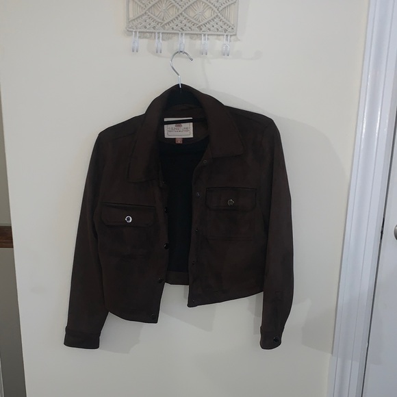 Brown Suede Women's Jacket - Picture 1 of 2